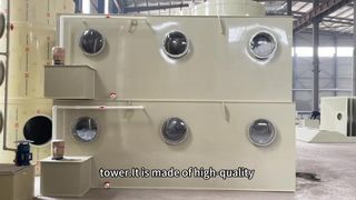 Скруббер с распылительной башней из полипропилена